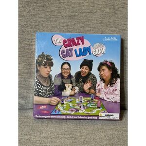 The Crazy Cat Lady Game Sealed Archie McPhee Funny Cat Board Game Rare